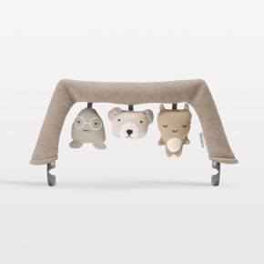 Image of BABYBJÖRN Soft Friends Neutral Baby Bouncer Toy