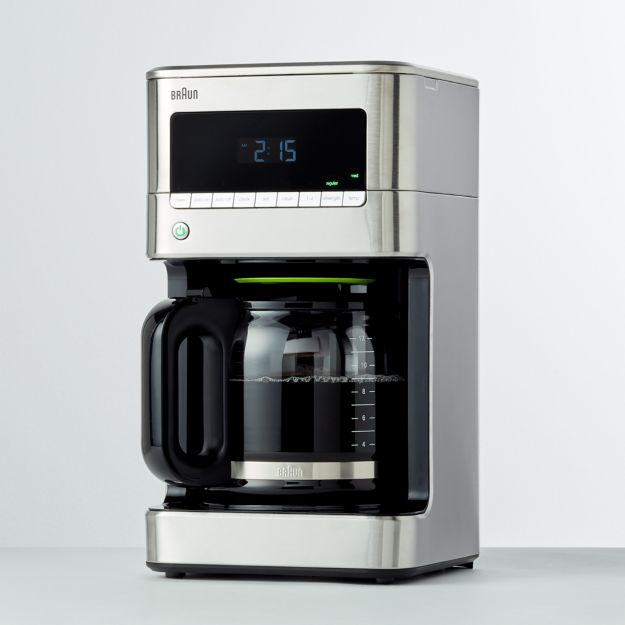 Braun Stainless Steel BrewSense 12Cup Drip Coffee Maker Crate and Barrel