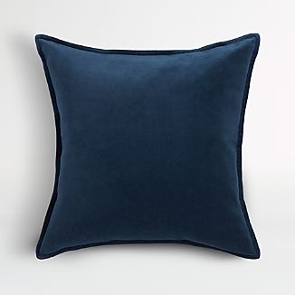 20 pillow cover brenner indigo blue velvet pillow cover 20 covers crate and barrel 20 pillow cover brenner indigo blue velvet pillow cover 20 covers crate and barrel