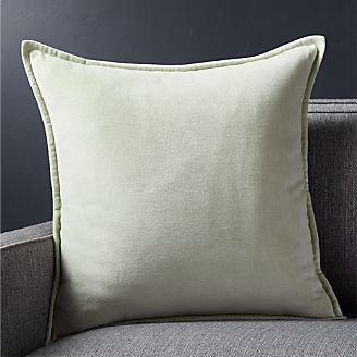 Brenner Sage Green 20" Velvet Pillow