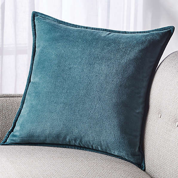 velvet accent pillows