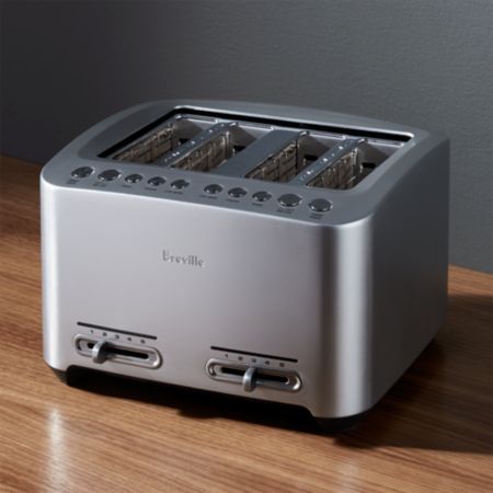 Breville Smarttoaster 4 Slice Toaster Reviews Crate And Barrel