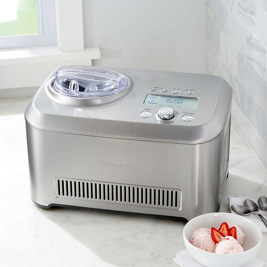 Breville Smart Scoop Ice Cream Maker + Reviews Crate and