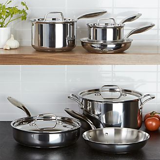 Breville ® Thermal Pro Stainless Steel 10-Piece Cookware Set