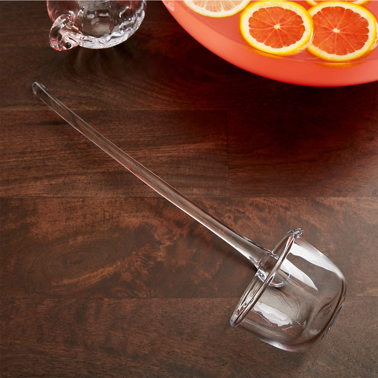 Glass Punch Ladle + Reviews Crate and Barrel