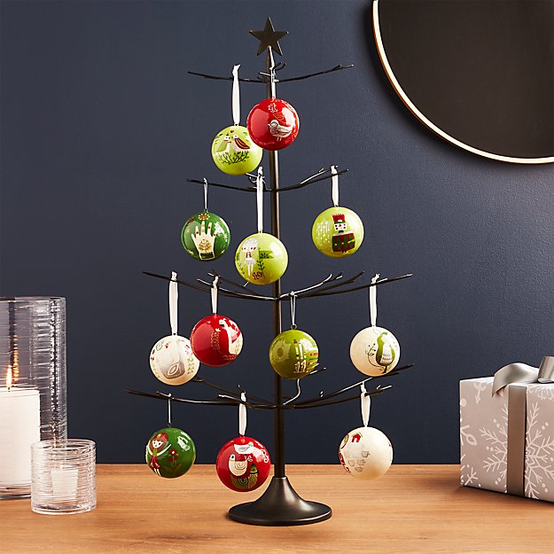 bronze ornament tree with ornaments crate and barrel bronze ornament tree with ornaments crate and barrel