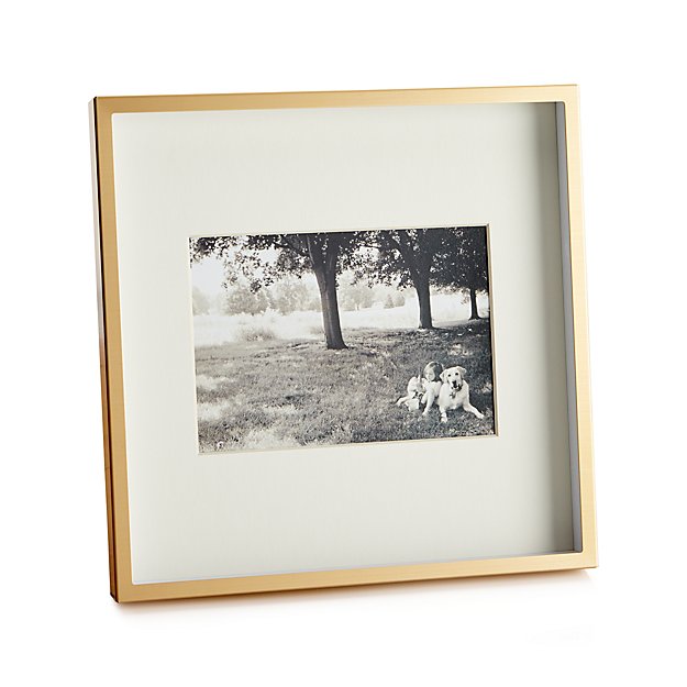 Brushed Brass Picture Frames Crate And Barrel