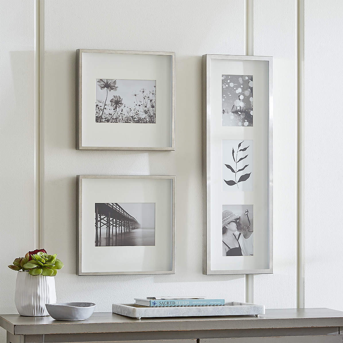 silver wall picture frames