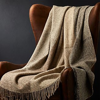 Blankets & Throws: Cotton, Wool and Alpaca | Crate and Barrel