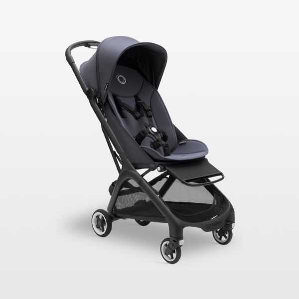 Bugaboo Butterfly Complete Stormy Blue with Black Frame Baby Stroller