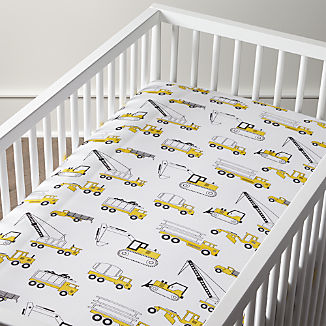 Yellow Crib Sheets Crate And Barrel