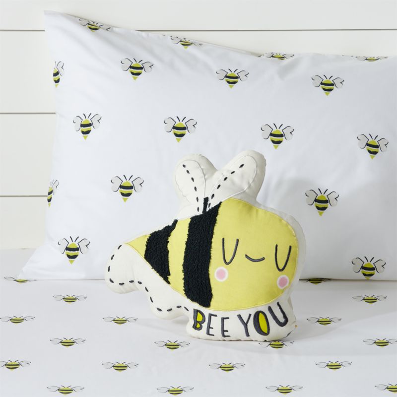 Bee You Bumble Bee Throw Pillow Reviews Crate And Barrel