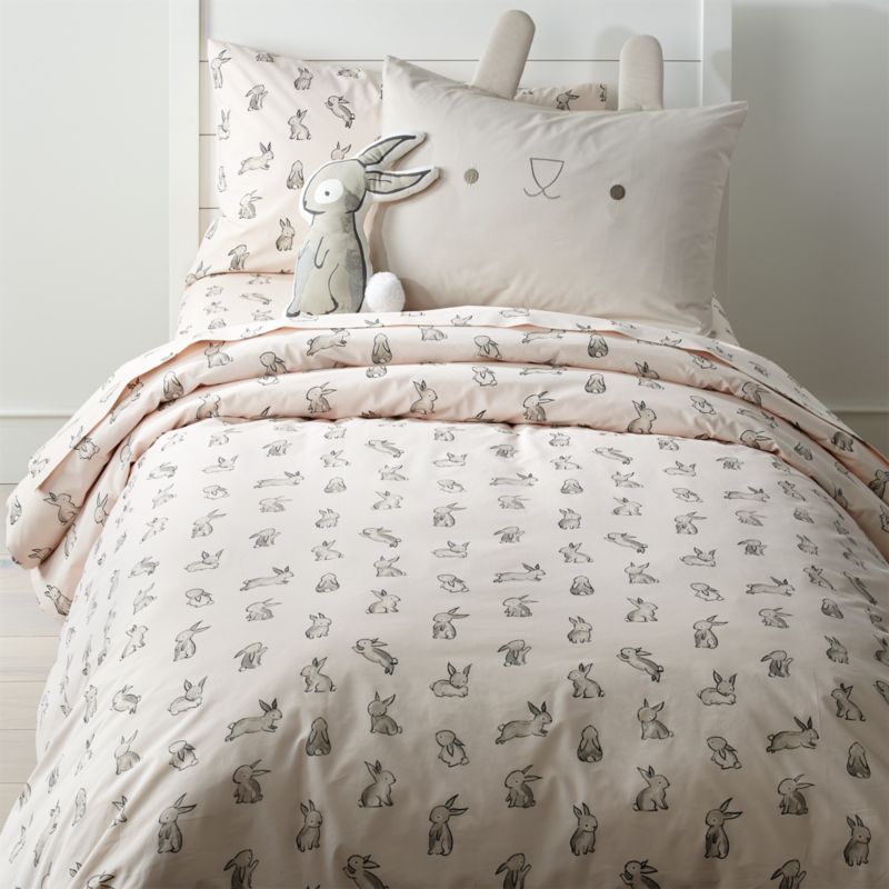 Organic Bunny Duvet Cover | Crate and Barrel