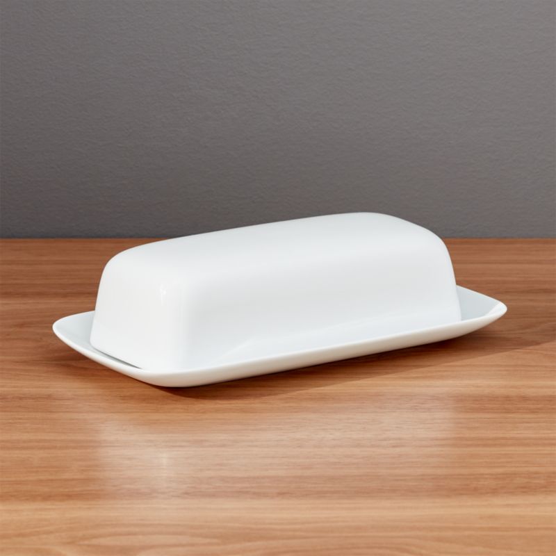 Butter Dish + Reviews Crate and Barrel