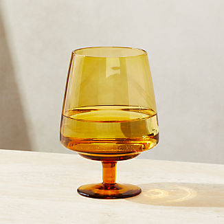 Byrdie Amber Wine Glass