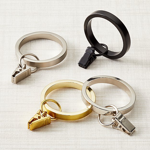 Shop CB Curtain Rings, Set of 7 from Crate and Barrel on Openhaus
