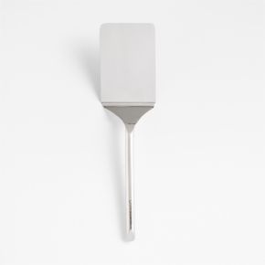 Image of Crate & Barrel Long Flexible Stainless Steel Turner Spatula