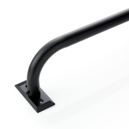 Cb Matte Black Room Darkening Curtain Rod 48 88 Reviews