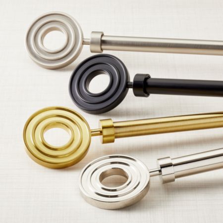 Cb Metal Ring Finial And Curtain Hardware Crate And Barrel Canada