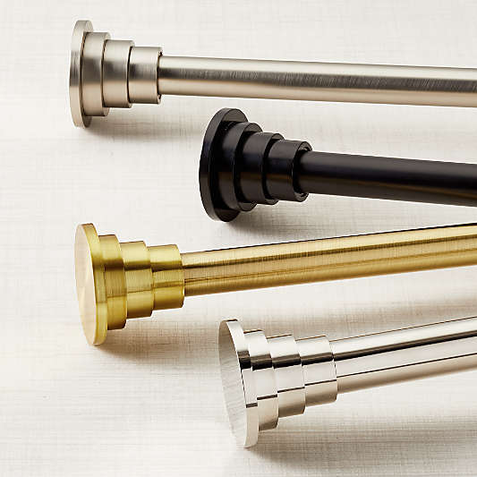 Curtain Rods, Tie Backs, Rings & Hardware Crate and Barrel