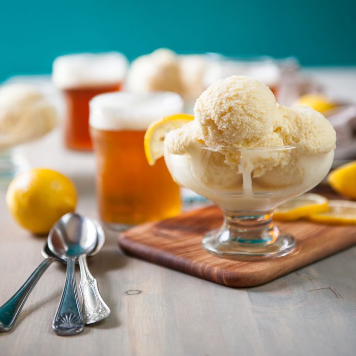 Lemon Shandy Beer Ice Cream Recipe | Crate & Barrel