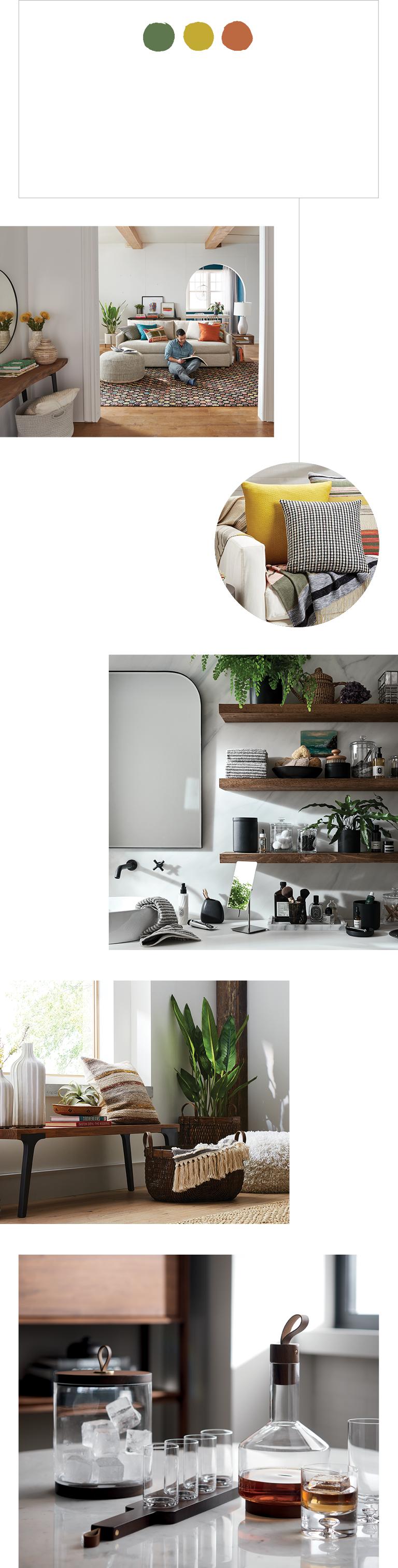 Earthy Decorating Ideas Crate And Barrel