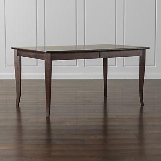 Extension Dining Table Crate And Barrel Cabria Dark Extension Dining Table