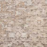 Cairo Wool Blend Traditional Handwoven Taupe Rug Swatch 12"x18"