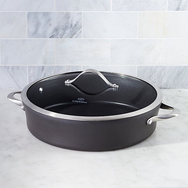 Calphalon Contemporary 85 Qt Nonstick Dutch Oven Crate And Barrel 1045