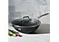 Calphalon Signature Non-Stick 12" Flat Bottom Wok with Lid