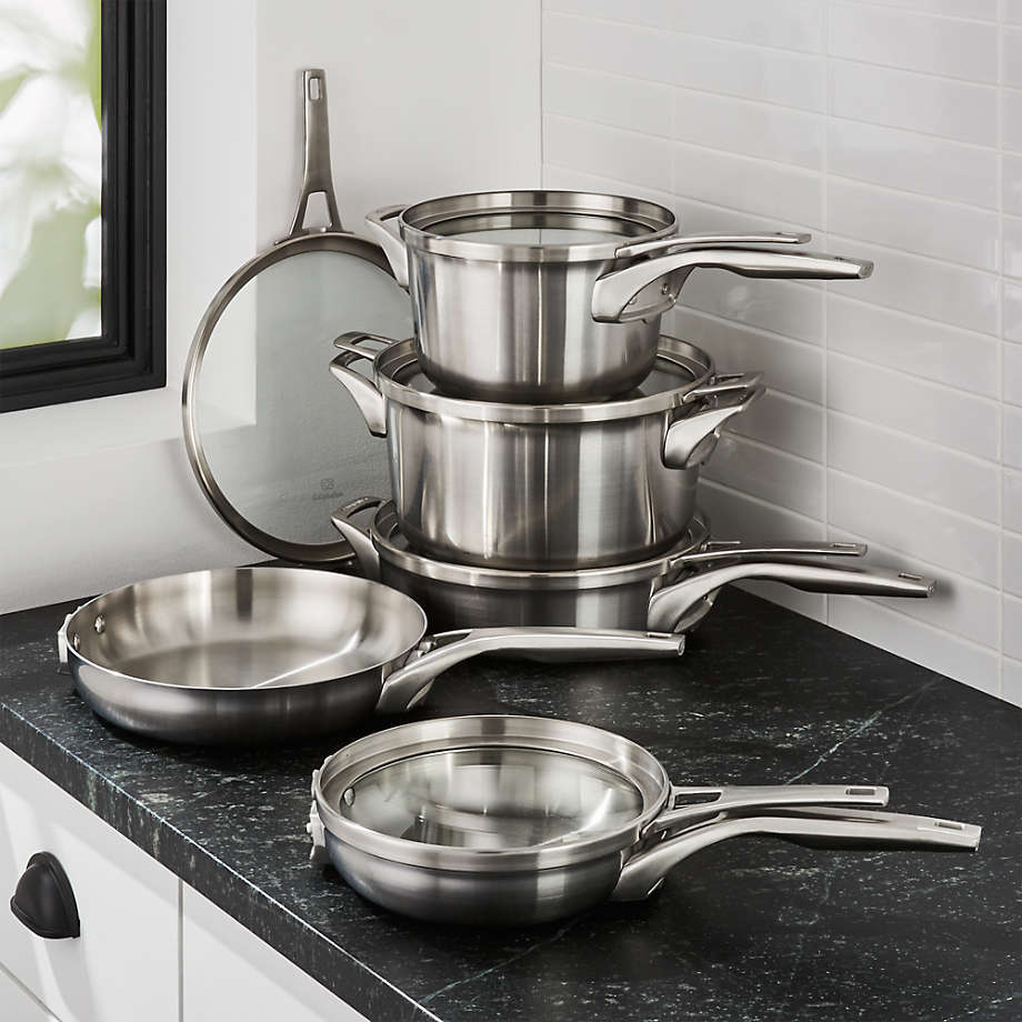 Calphalon Premier Stainless Steel Space Saving Cookware