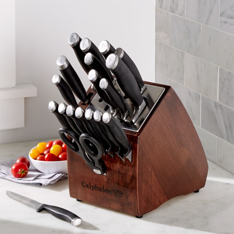 Calphalon Contemporary 20-Piece Knife Block Set with SharpIN Technology