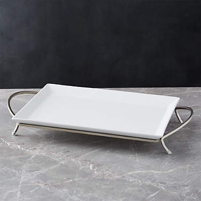 rectangular bar tray