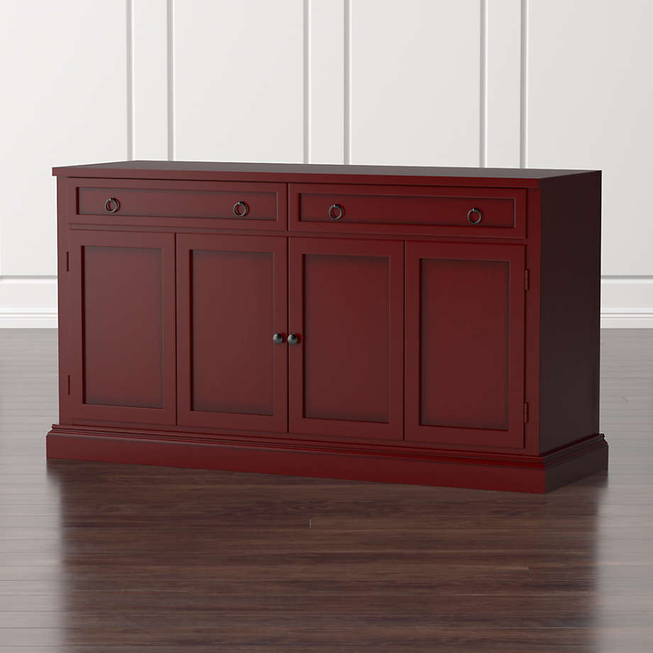 Cameo 62" Red Modular Media Console + Reviews | Crate and ...