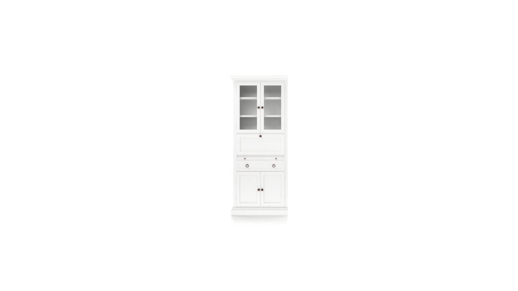 Cameo White Left Secretary Desk Reviews Crate And Barrel