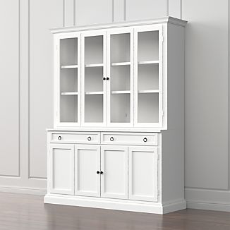 Cameo 2 Piece White Glass Door Wall Unit Cameo 2 Piece White Glass Door Wall Unit