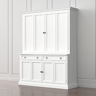 White Entertainment Centers Crate And Barrel Cameo 2 Piece White Entertainment Center
