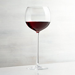 Camille Long Stem Wine Gles Crate And Barrel Camille 23 Oz Long Stem Wine Gl Red