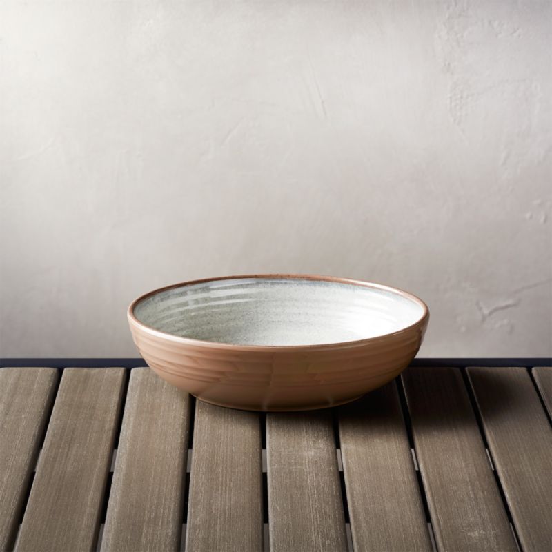 Caprice Stone 8" Melamine Bowl Crate and Barrel