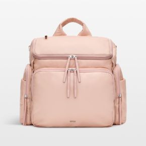 Image of Caraa Large Blush Pink Nylon Baby Diaper Bag
