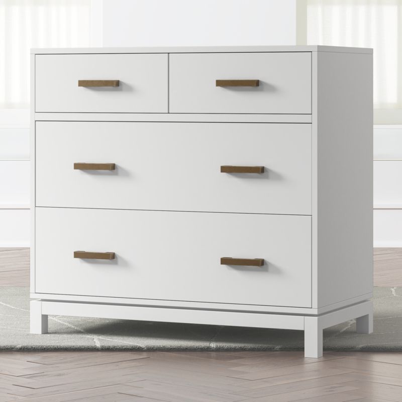 Kids Parke White 4 Drawer Chest Reviews Crate And Barrel
