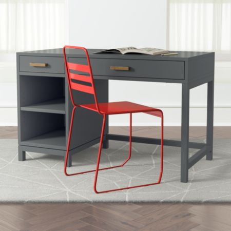 Kids Parke Charcoal Desk Reviews Crate And Barrel