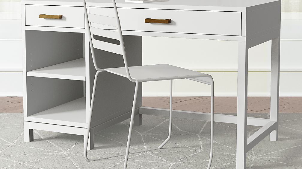 Cargo Kids Desk White Crate And Barrel
