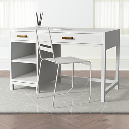 Kids Parke White Desk Reviews Crate And Barrel Canada