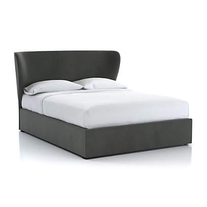 Carlie Queen Upholstered Headboard With Gas Lift Storage Base Fog Reviews Crate And Barrel - Queen Bed With Gas Lift Storage Review Carlie Queen Upholstered Headboard With Gas Lift Storage Base Fog Reviews Crate And Barrel - Queen Bed With Gas Lift Storage Review