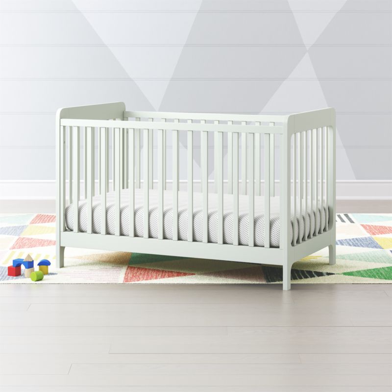 Carousel Mint Crib Crate and Barrel