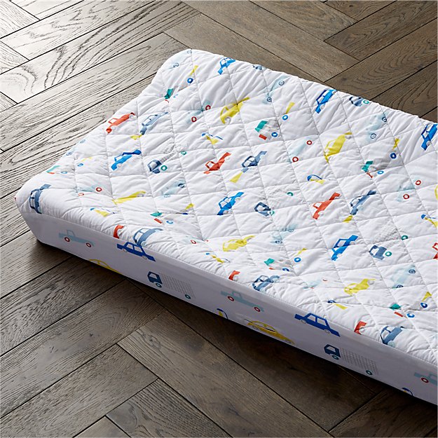 Cars Changing Pad Cover Crate and Barrel