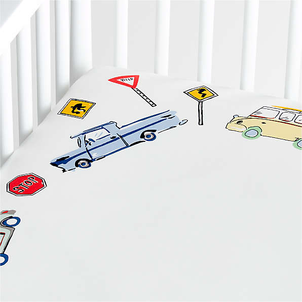 car theme crib bedding