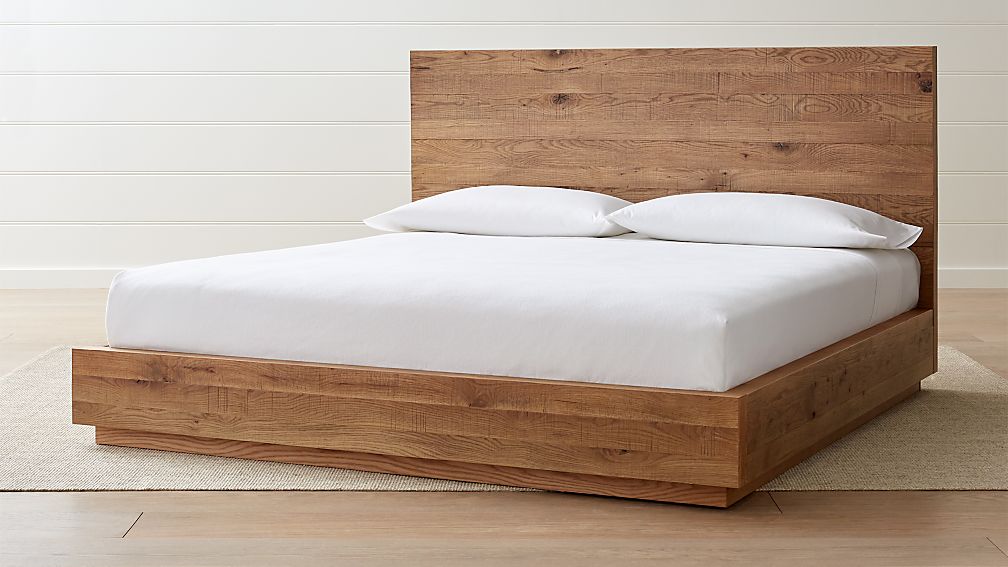 Cas King Oak Bed Reviews Crate And Barrel