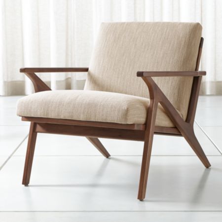 Cavett Wood Frame Chair Reviews Crate And Barrel